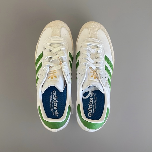 Size 9.5 - Adidas Originals Samba ADV Cloud White JP8522 Men’s New FAST SHIP - Picture 3 of 10